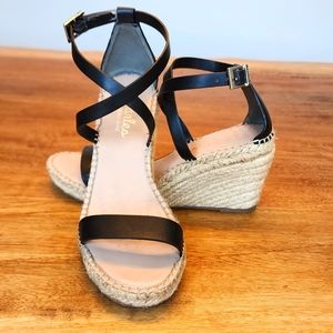 Charles by acharles David Espadrille Style Wedge Sandals 6.5